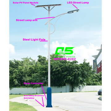 WPSRR-8202 3~15m Municipal Road Hot DIP Galvanized Steet Light Pole style